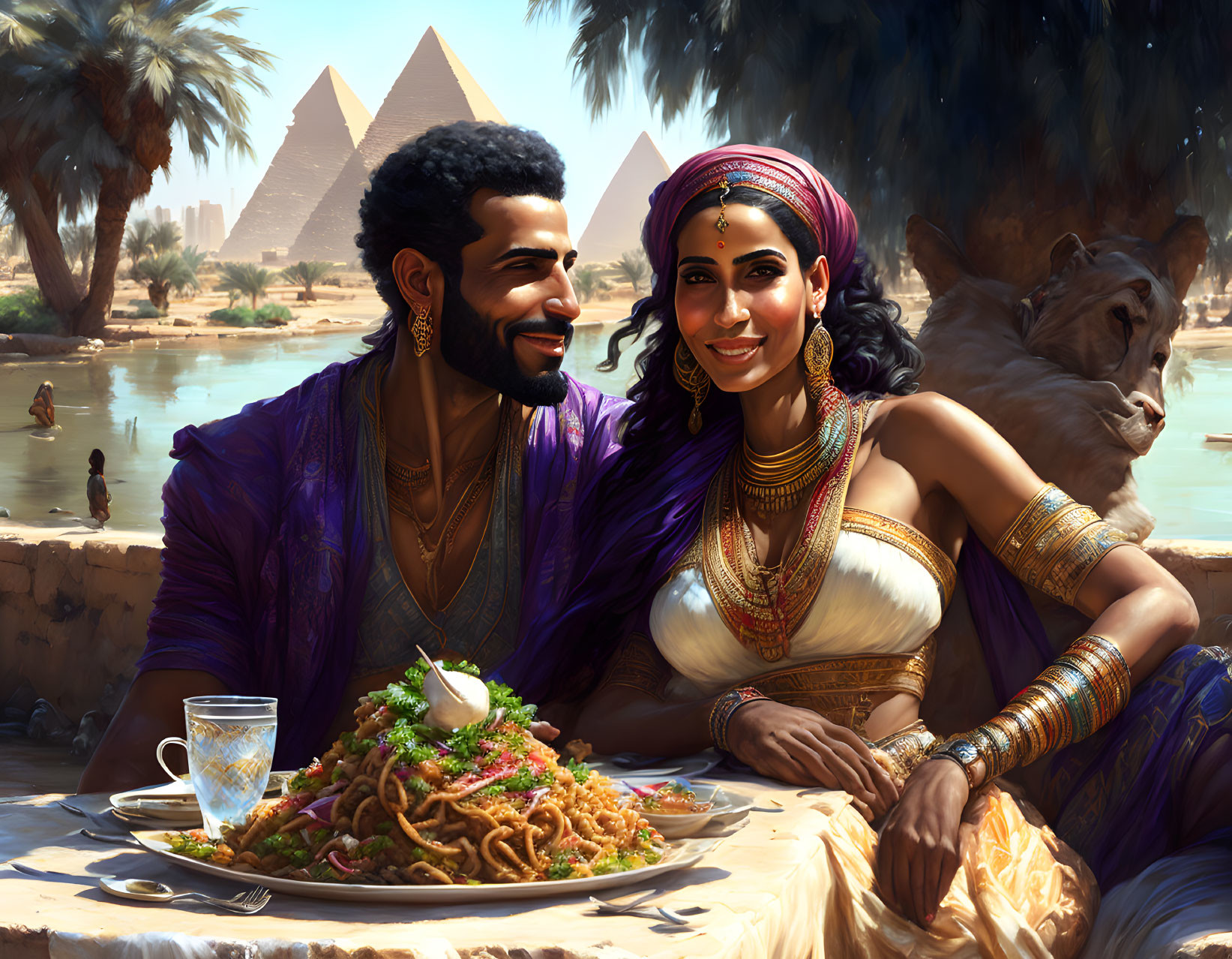 Dinner by the Nile
