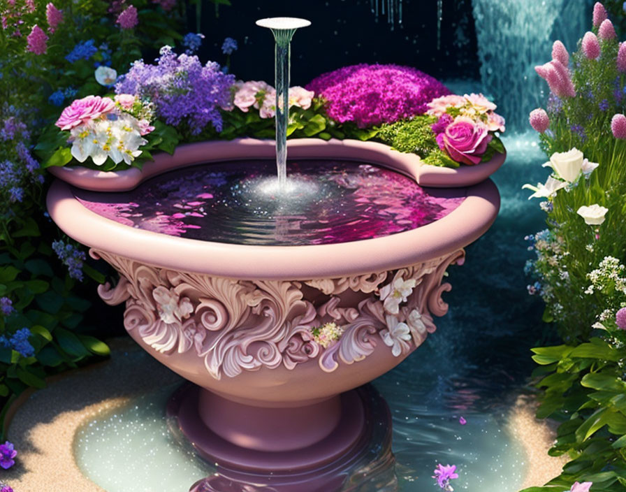 A magical fountain