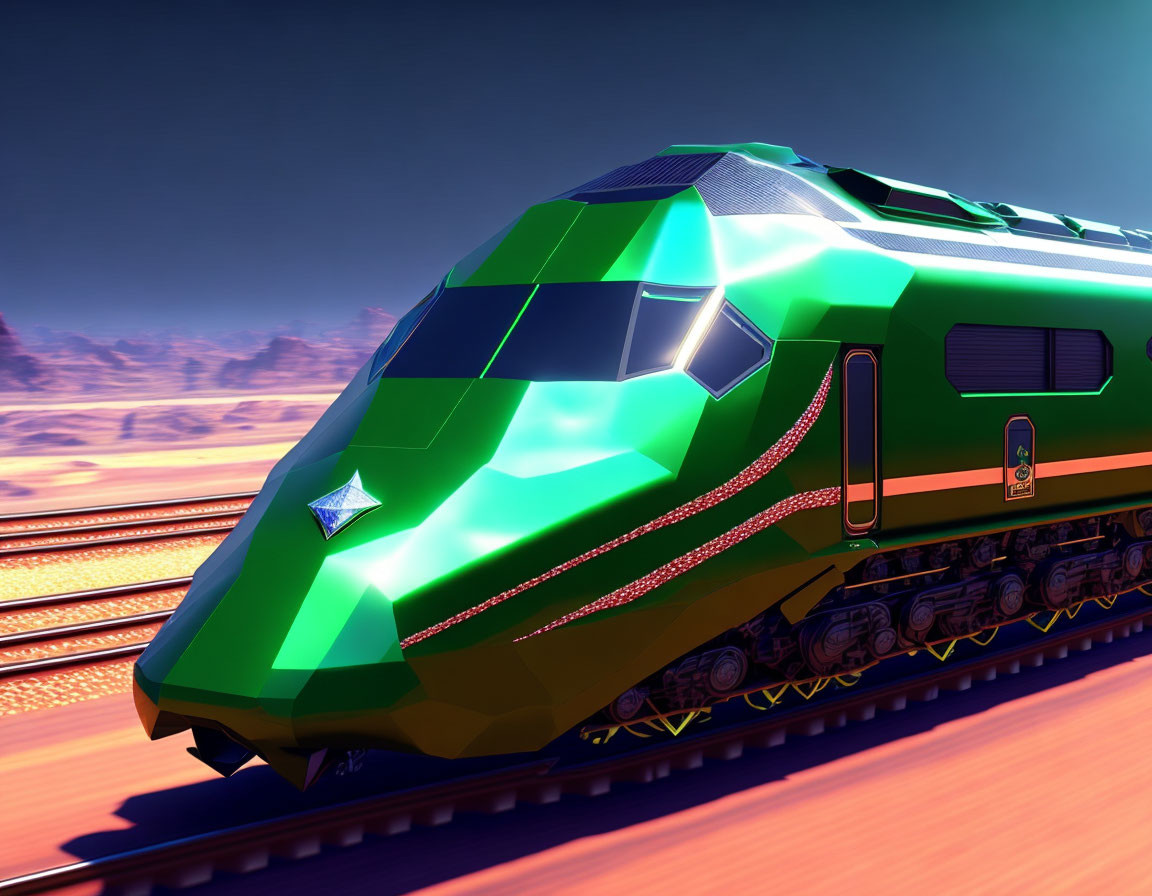 Lucky emerald train