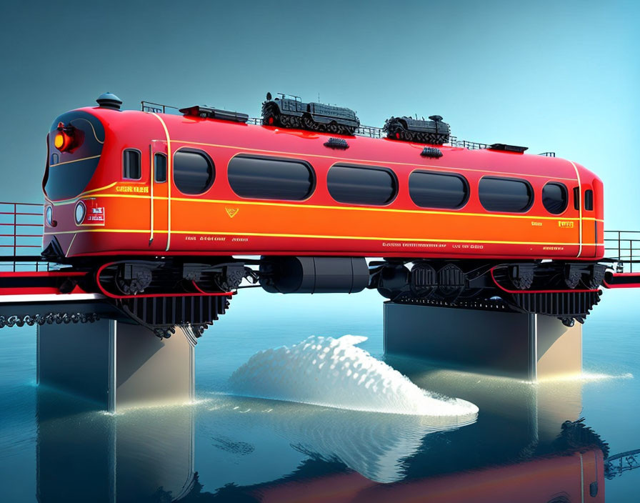 Fire protection and water proof train