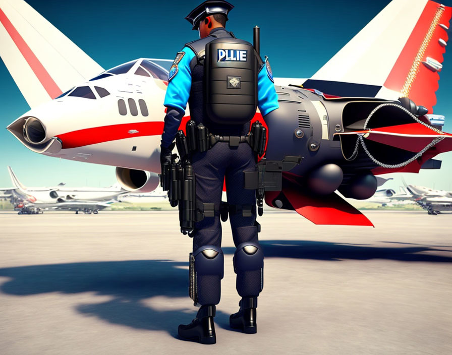 Cool police jet pack