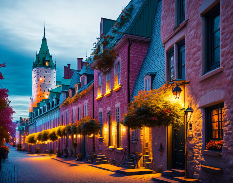 Old Quebec City in Quebec, Canada. 