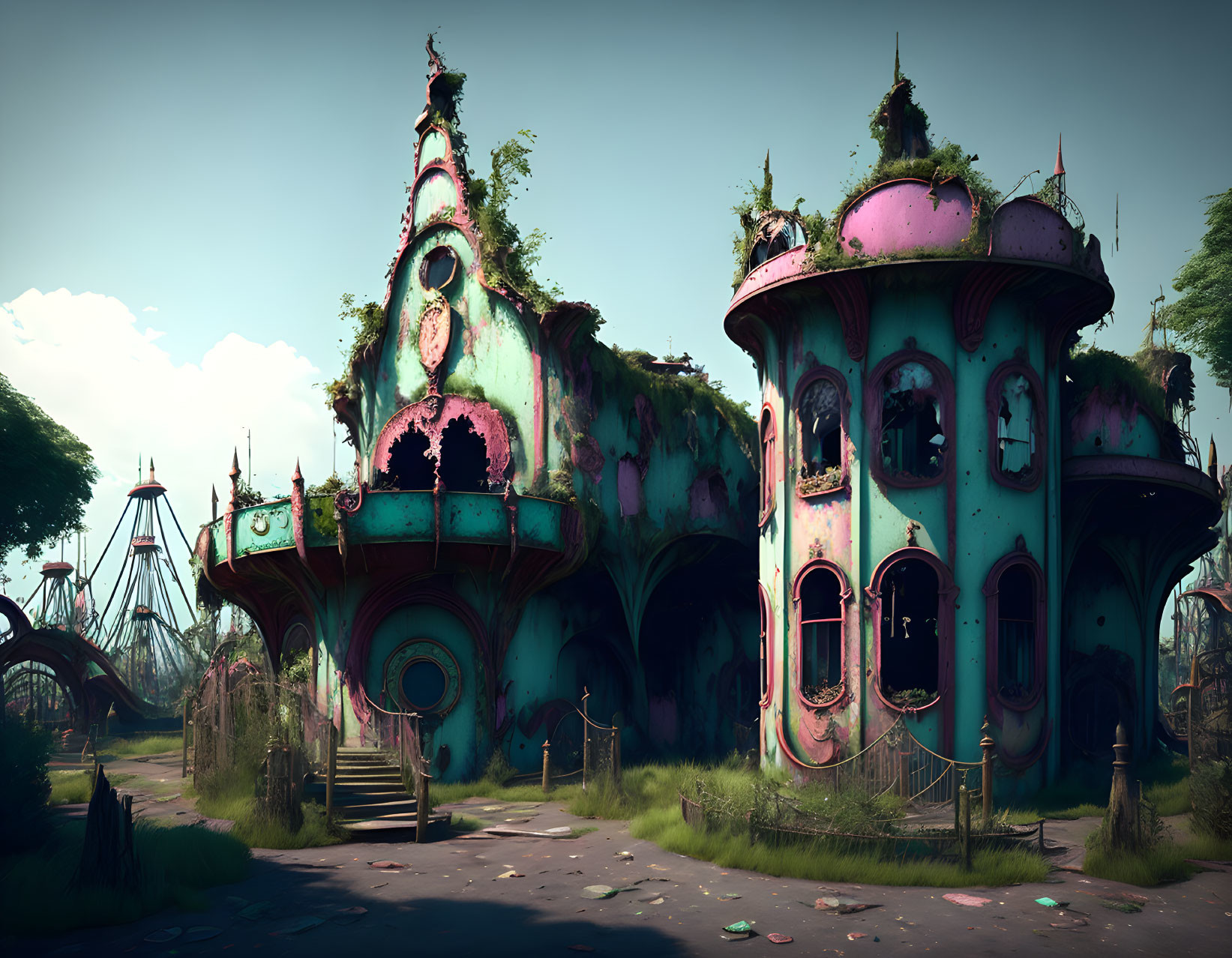 Abounded theme park 