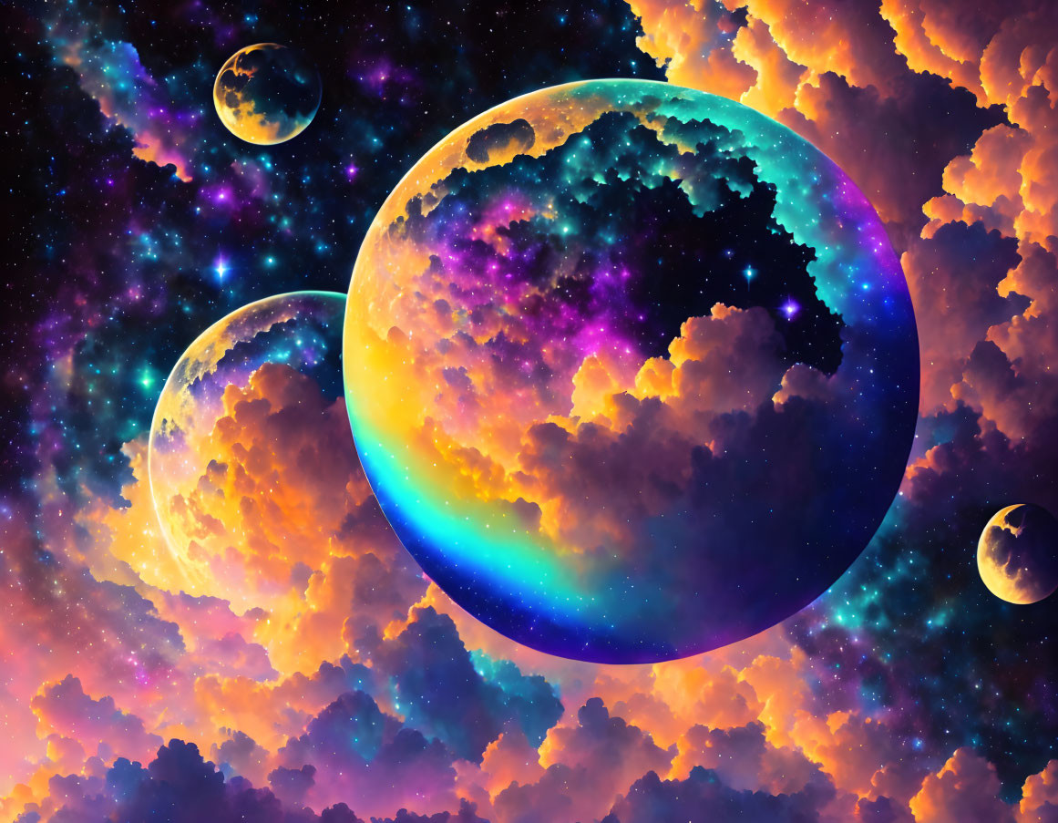 Rainbow Moons