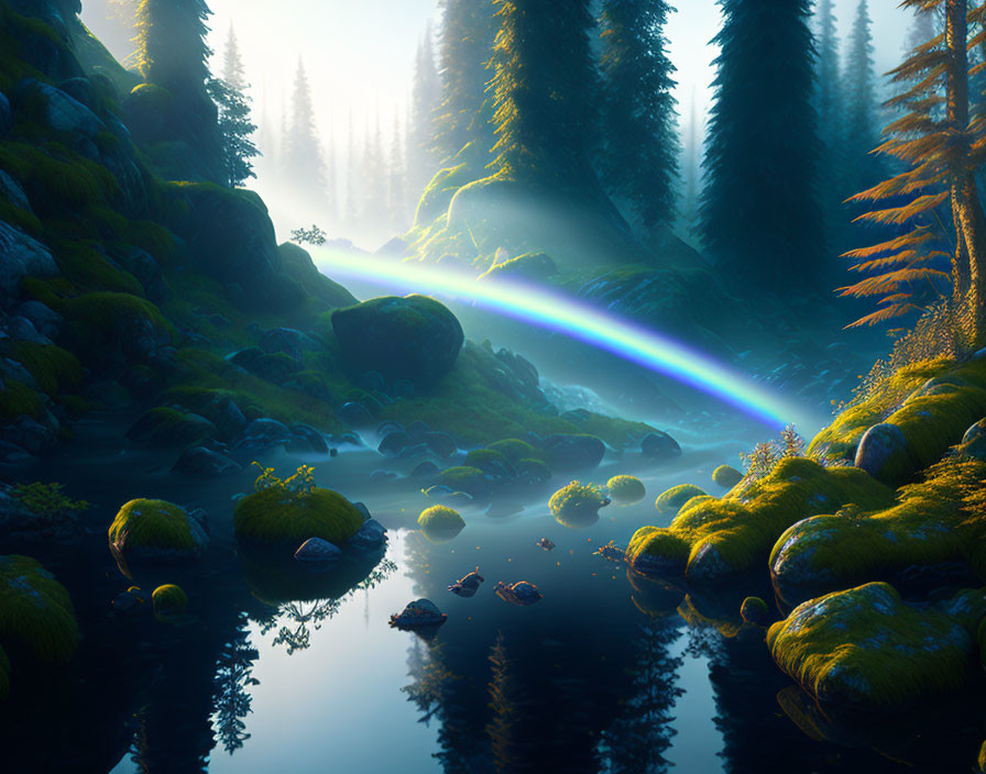 rainbow forest
