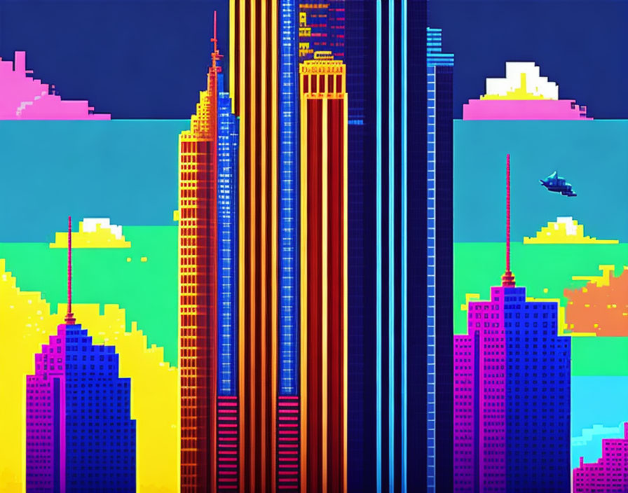 Skyscraper pixelart