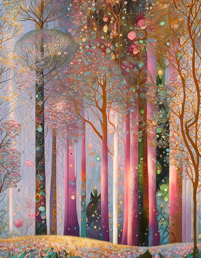 Whimsical forest 