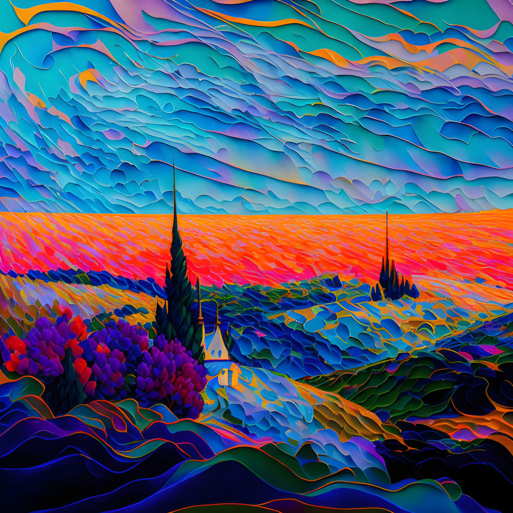 Colorful landscape 
