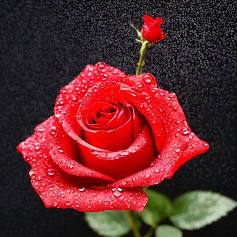 Red beautiful rose