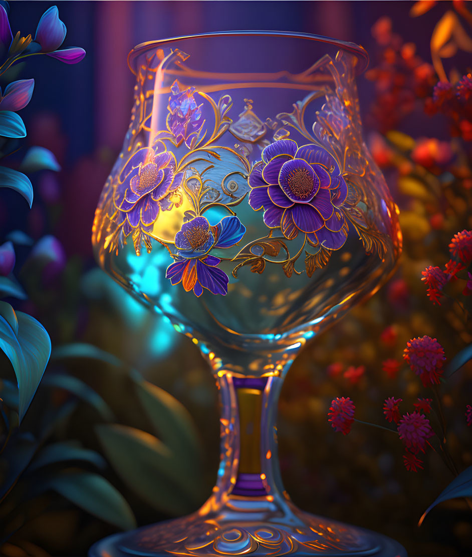 stained goblet