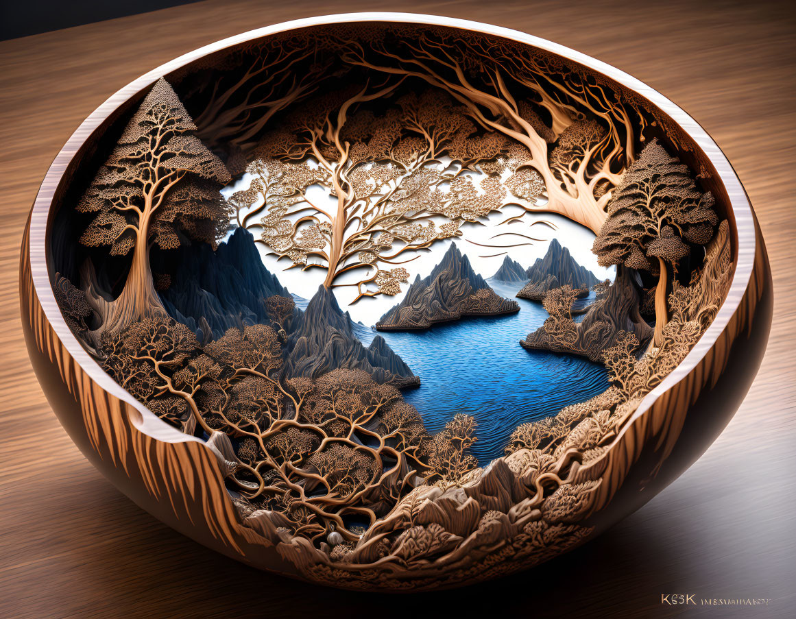 world in a bowl
