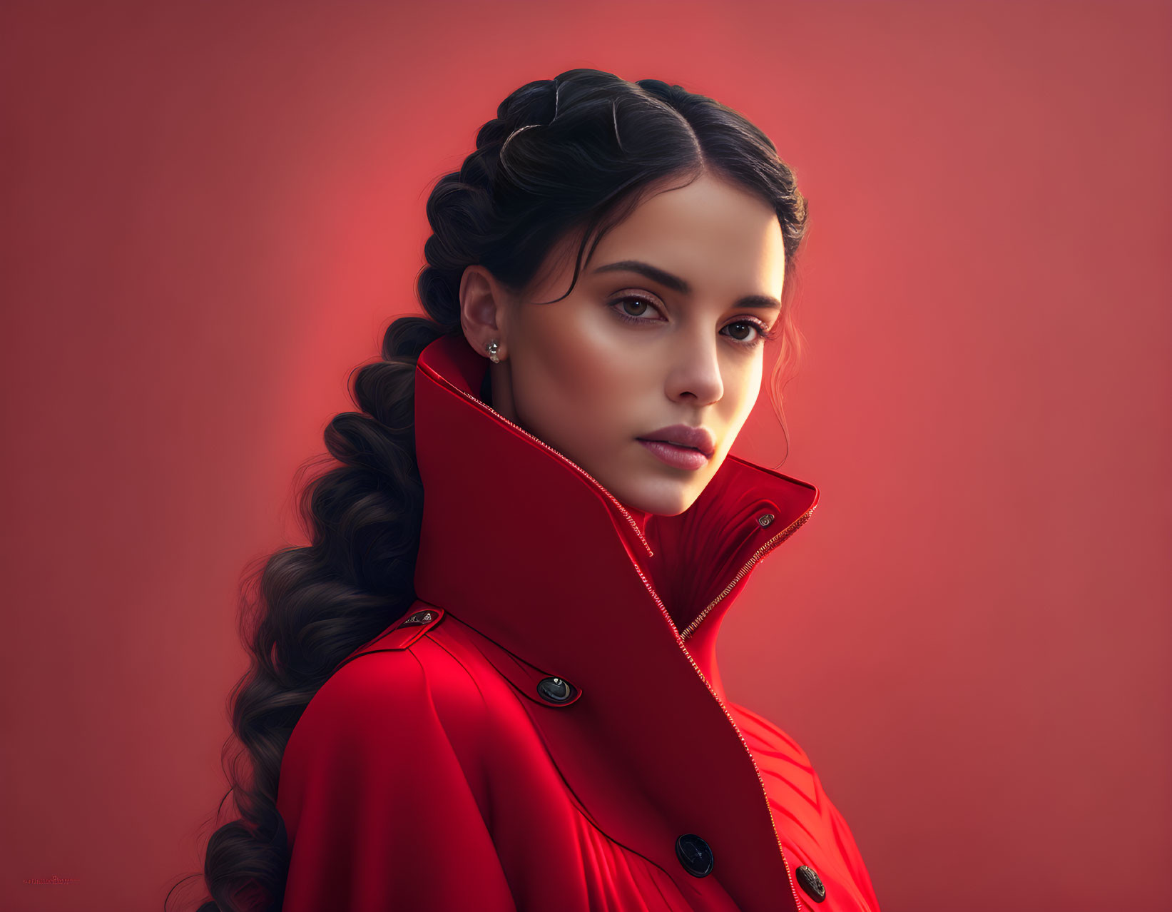 Girl in red