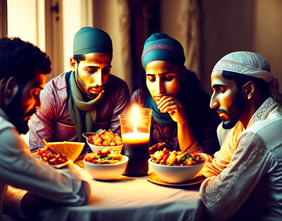 people fasting in ramadan
