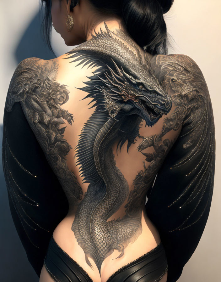 Boris Vallejo: Girl with the Dragon Tattoo