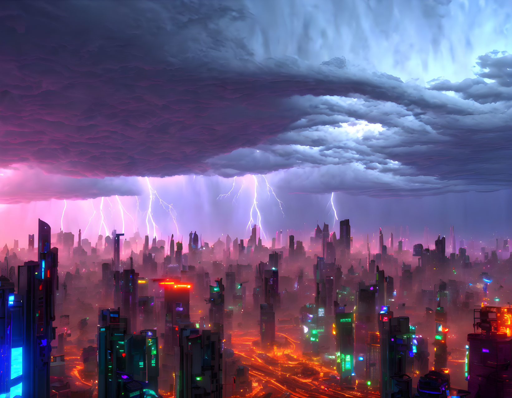 Stormy Mega City