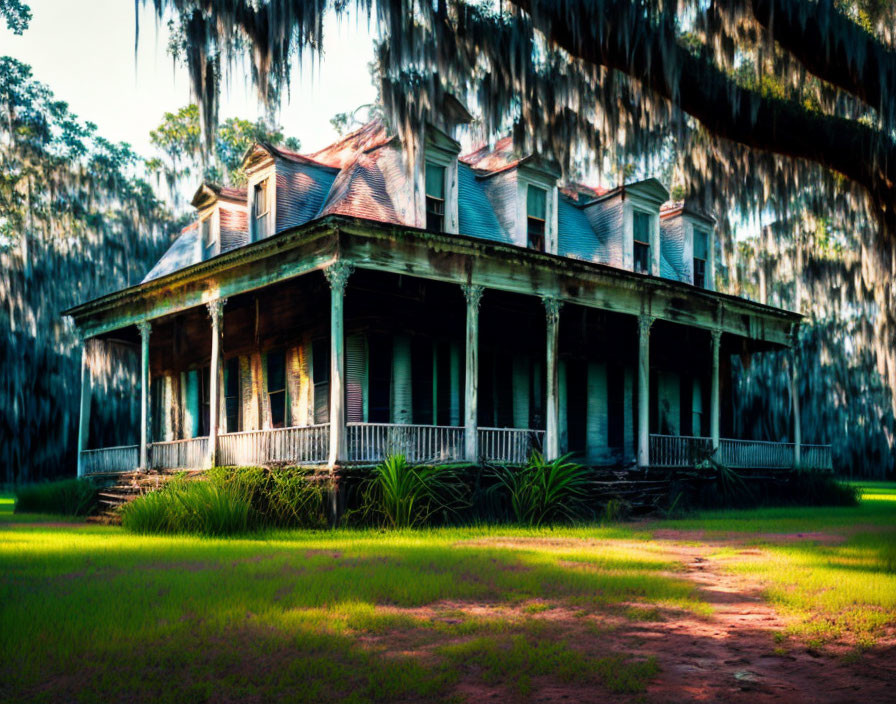Abandoned southern home