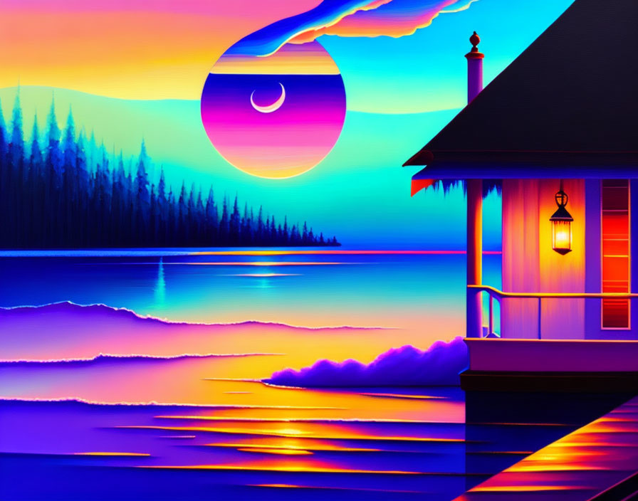 Sunset on the Shore