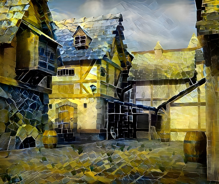 old fantasy-houses Germany