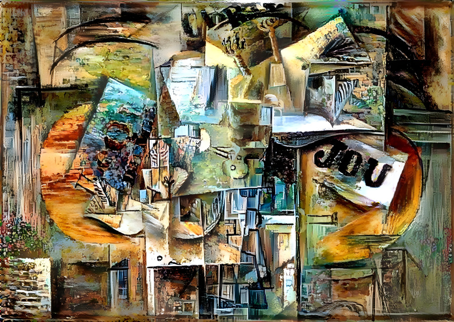 collage with Picasso