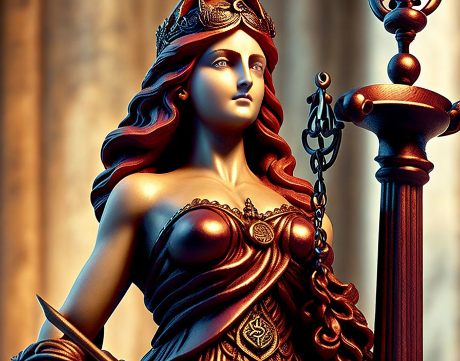 Celtic lady justice 