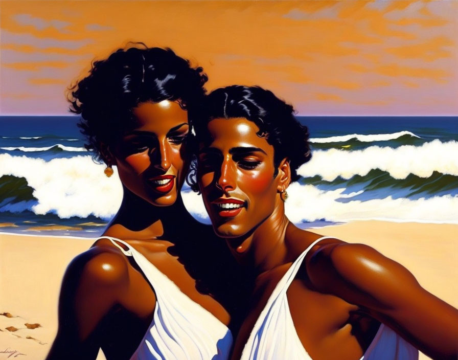let's dance sexy on the beach, by Jack Vettriano