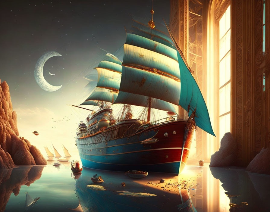 ship, Whimsical Atmosphere