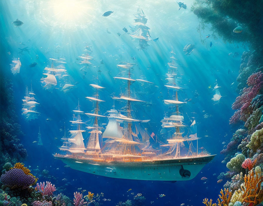 The underwater world of Captain Nemo.