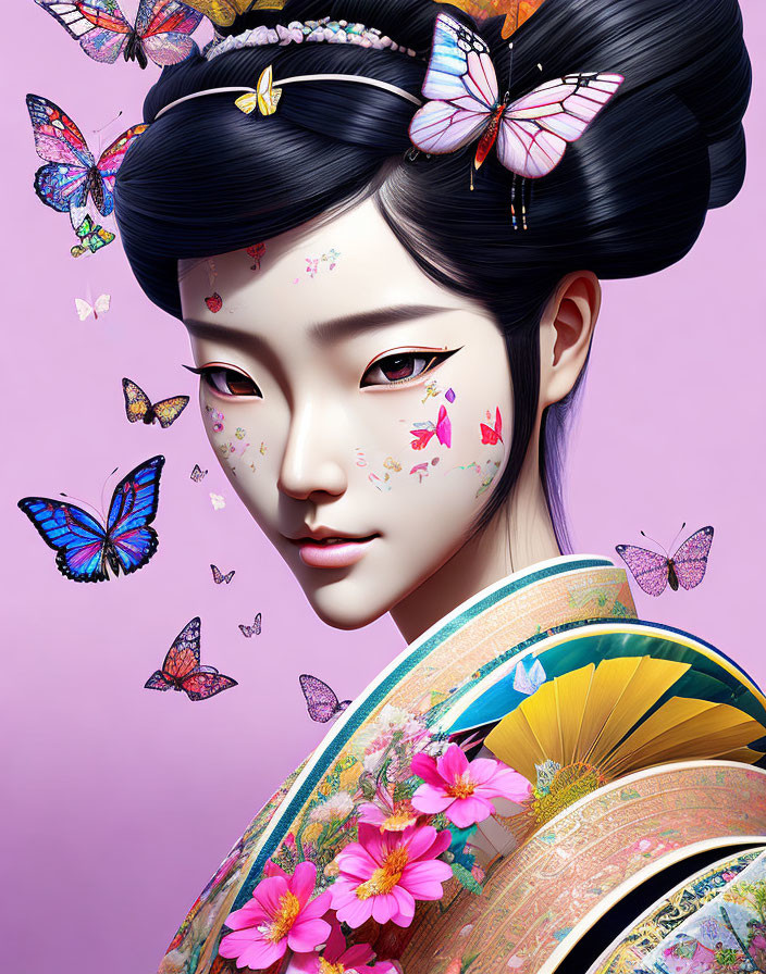 Geisha butterfly.