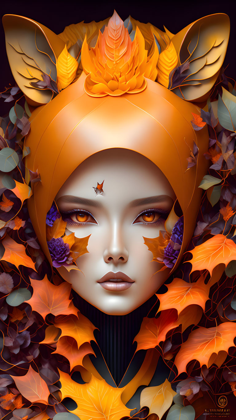 Autumn fox girl 