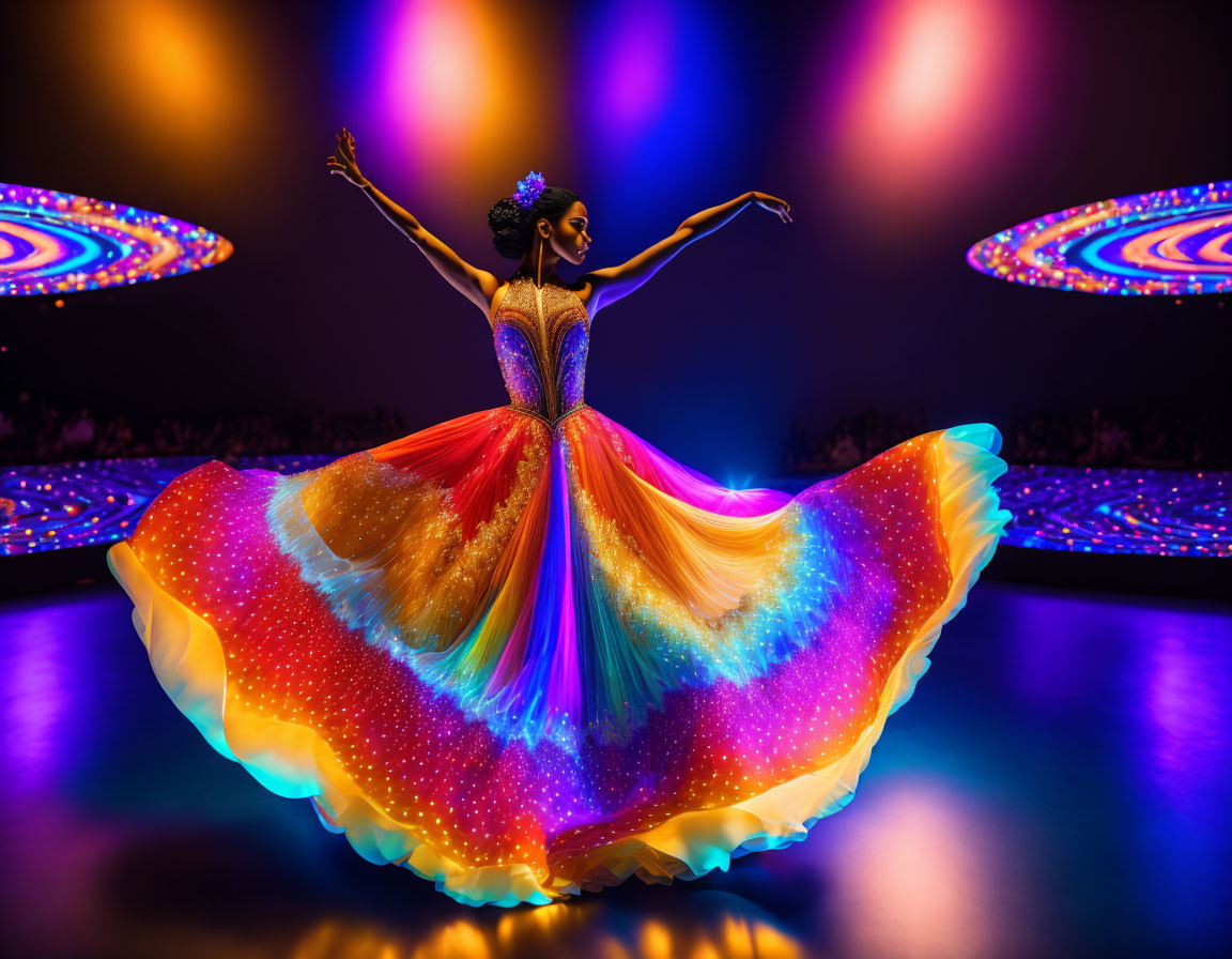 Colorful dance 