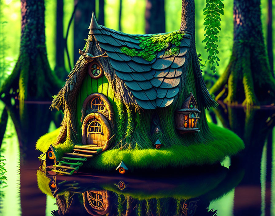 Forest gnome house