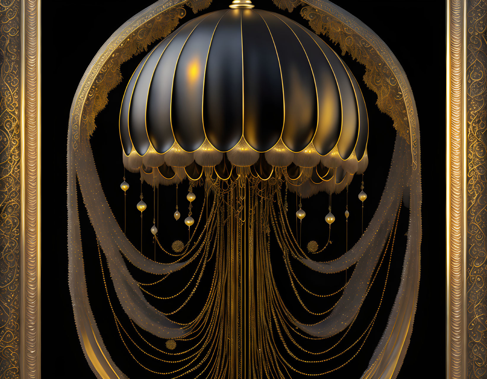 Jellyfish chandelier 