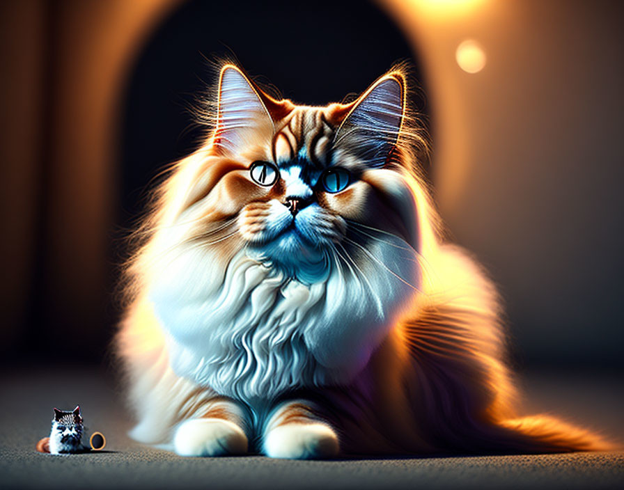 Hypnotic Persian Cat 