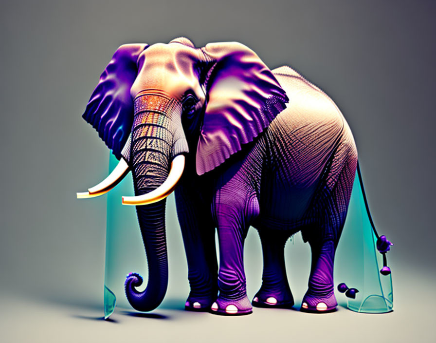 transparent elephant