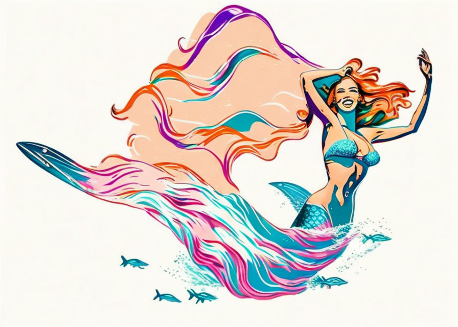 Joyfull mermaid 