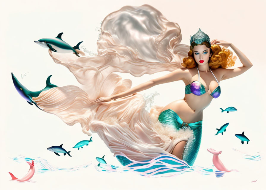 Oriental Odaliske mermaid 