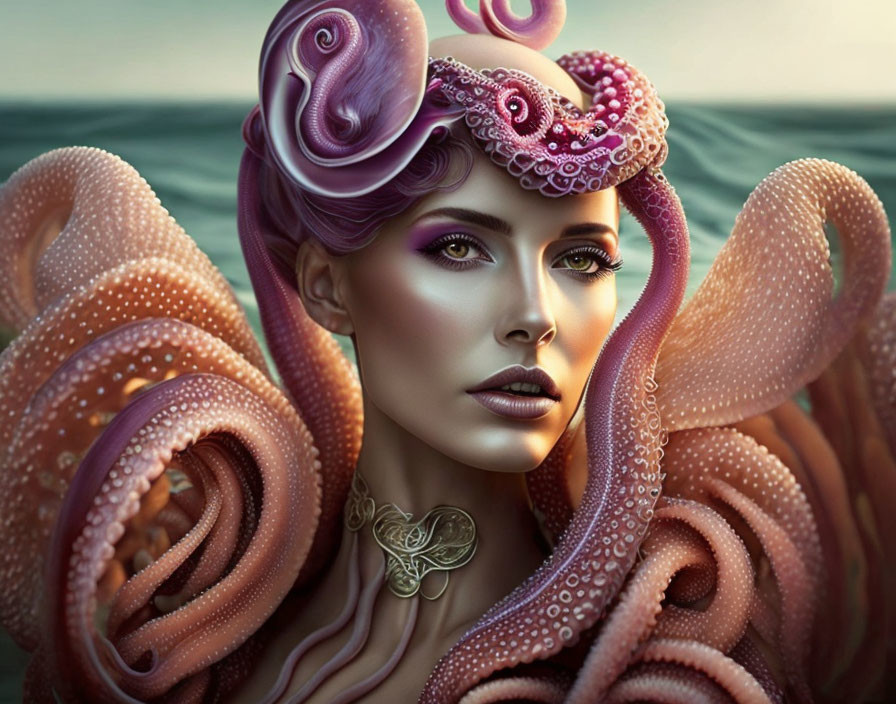woman with tentacles