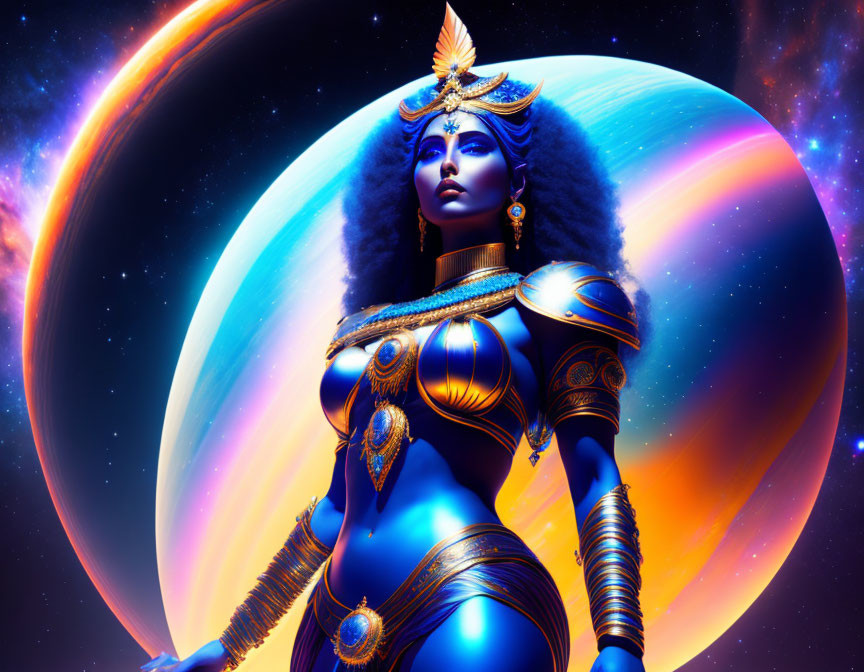 Uranus as a goddess Warrior