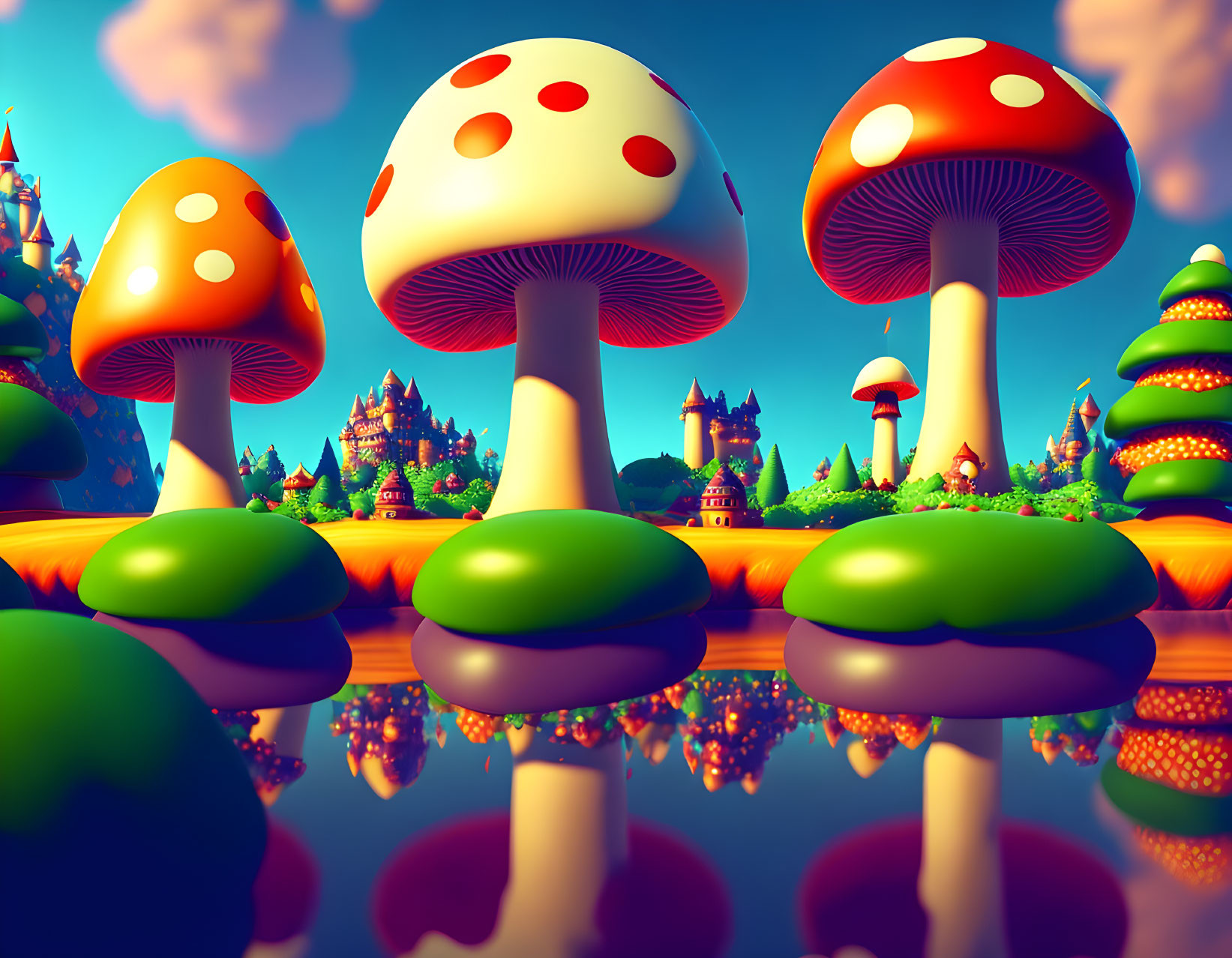 The mushroom kingdom
