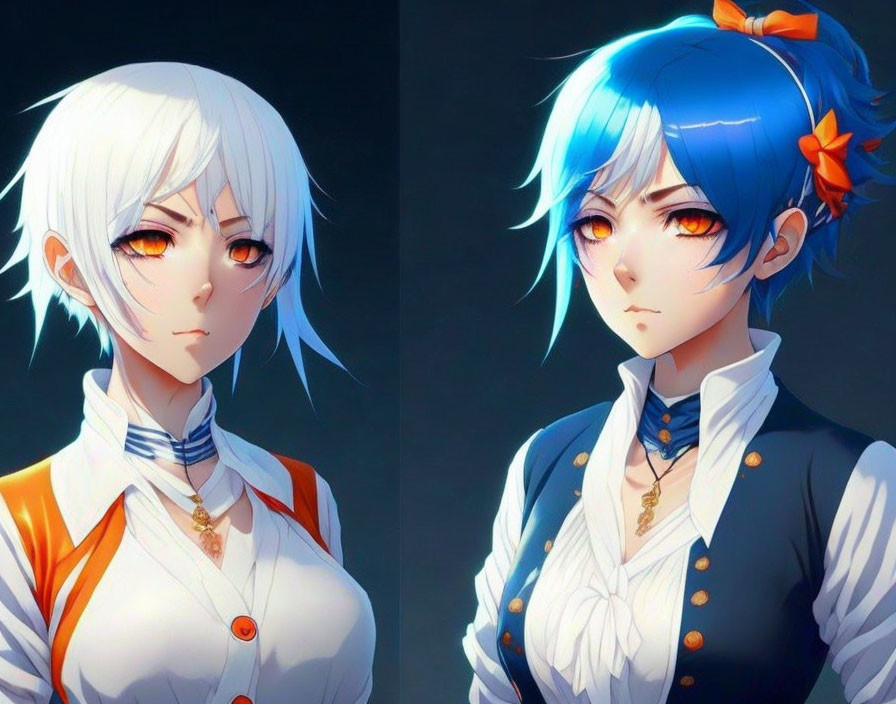 Two angry anime girls
