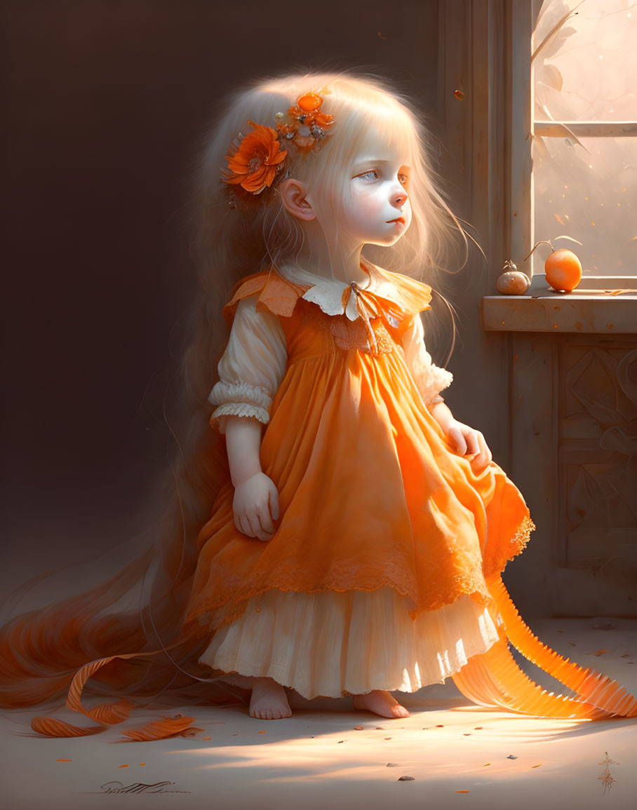 - Orange Portrait - 