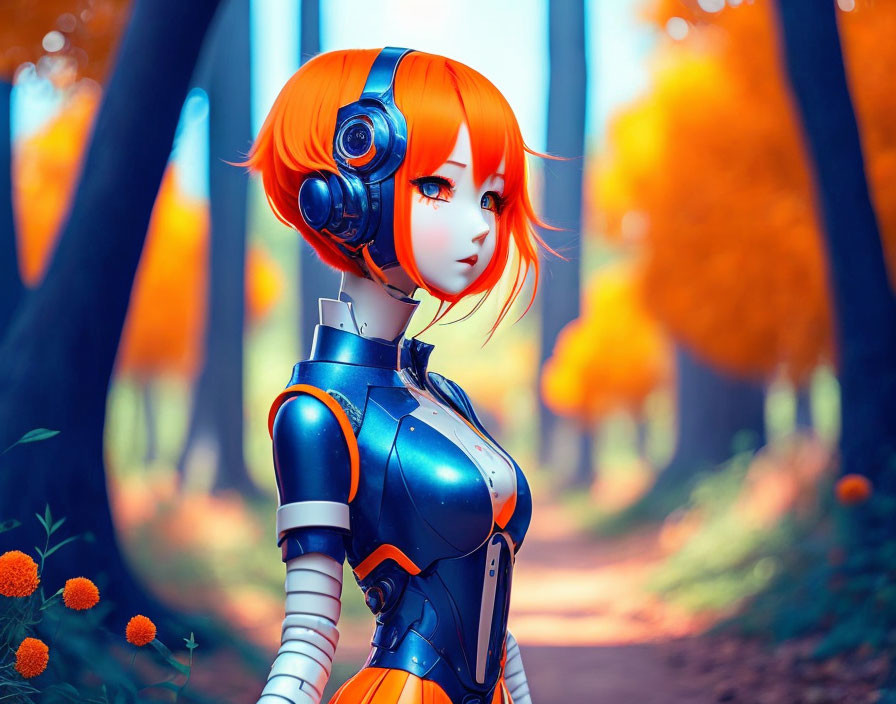 Anime Robot Girl