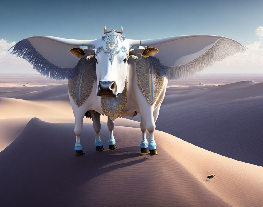 The (nearly extinct) "Afghan Carpet" Cow