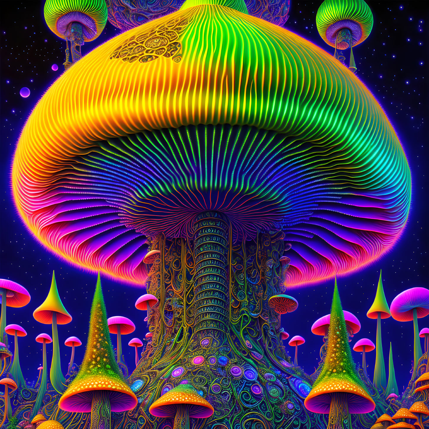 The mother mushroom