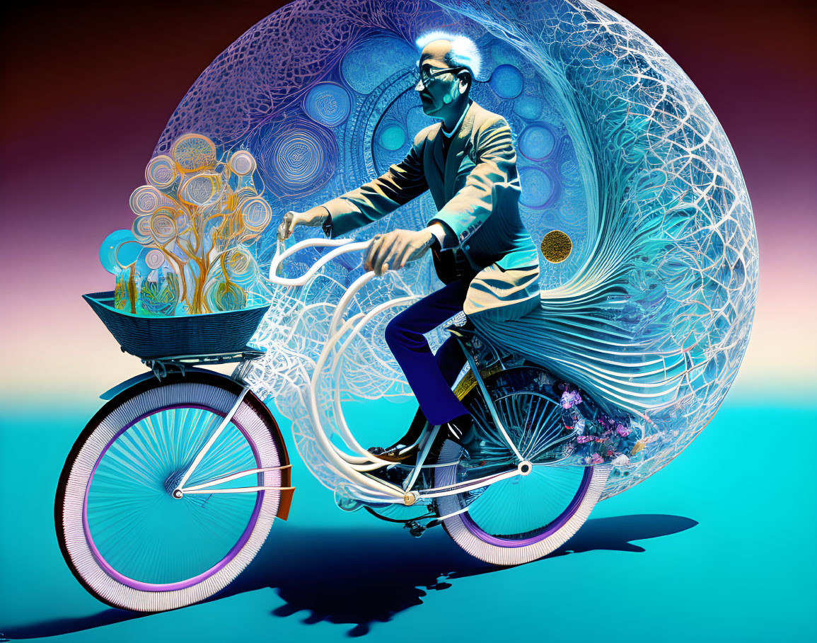Riding a Bicycle on Ten Dimensions