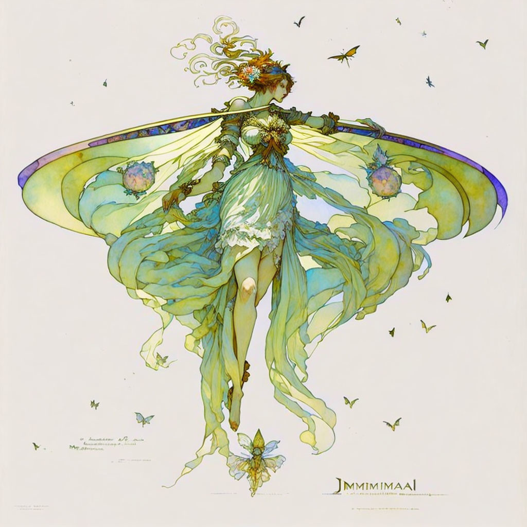 Luna Moth/Woman