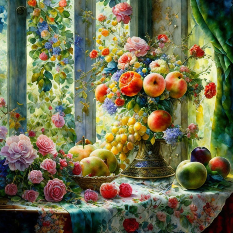 fruits and flowers 