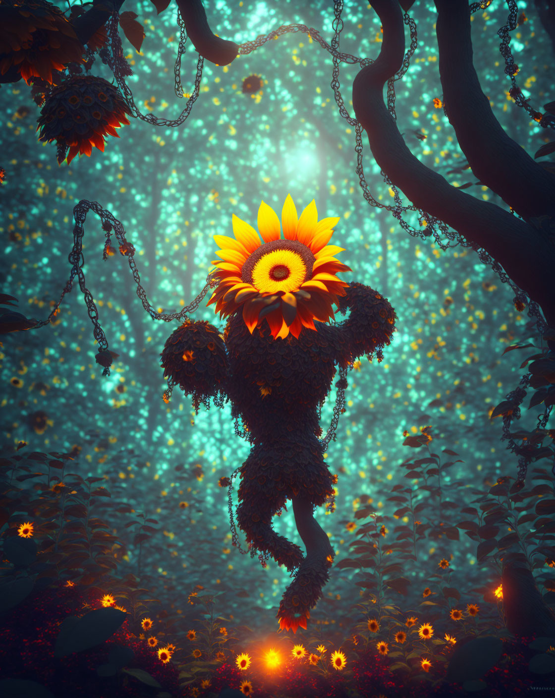 Sunflower magic creature