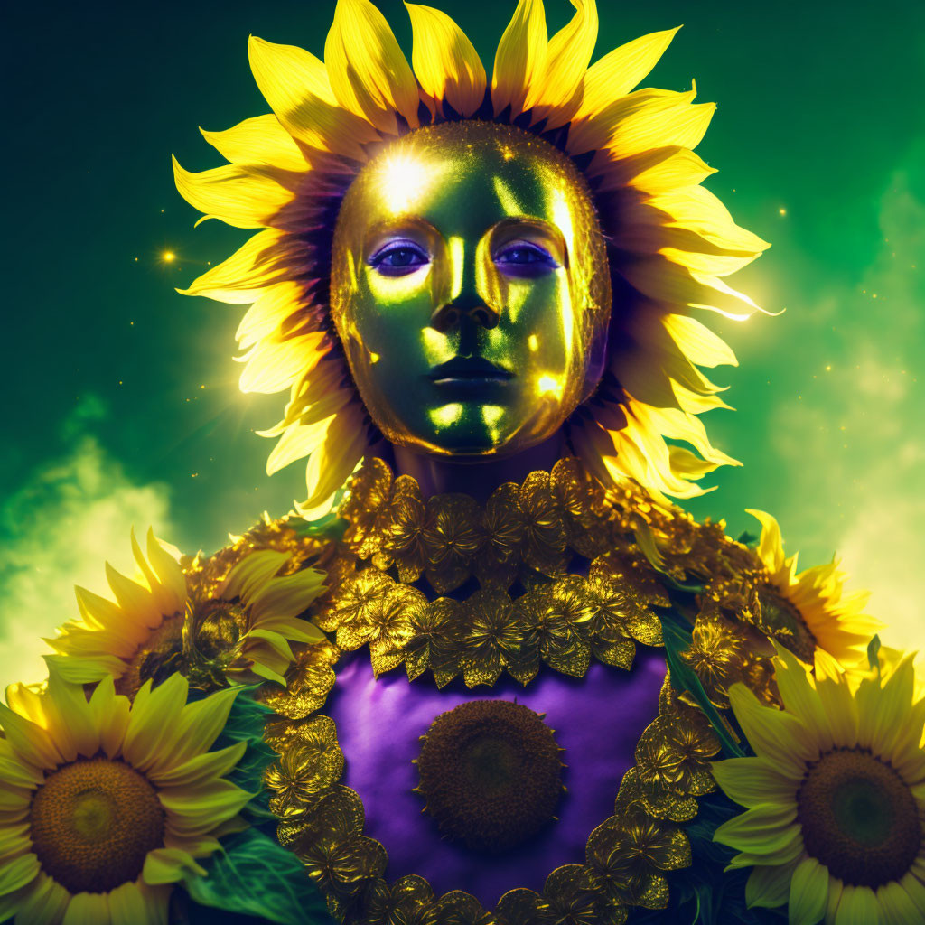 Masked Sunflower Guardian