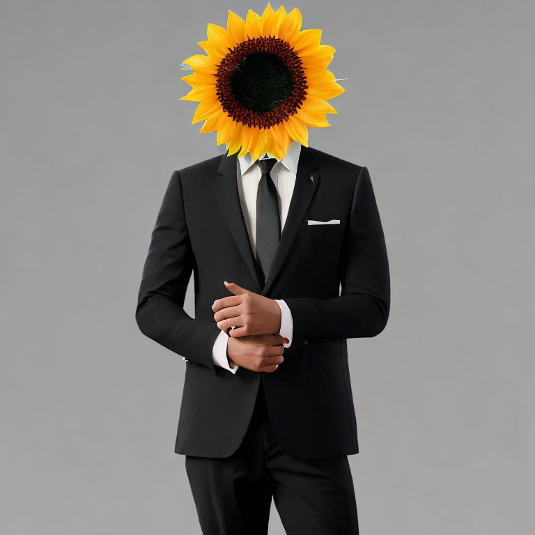 The sunflower man